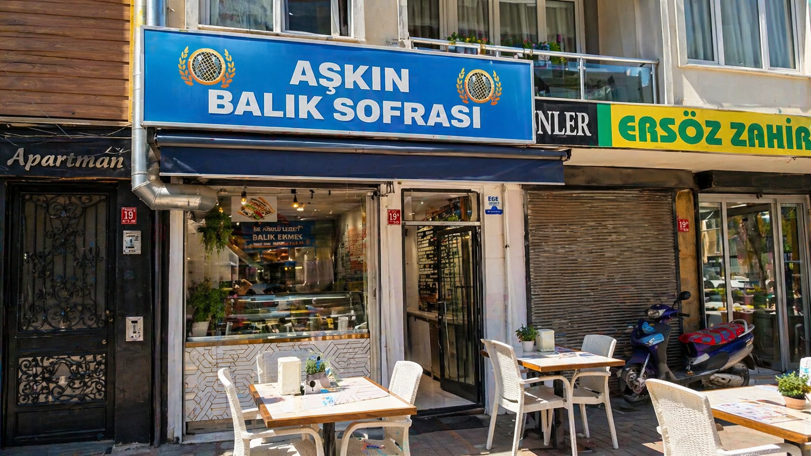 Aşkın Balık Sofrası - Restoran İç Mekan
